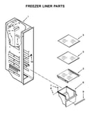 Freezer liner parts