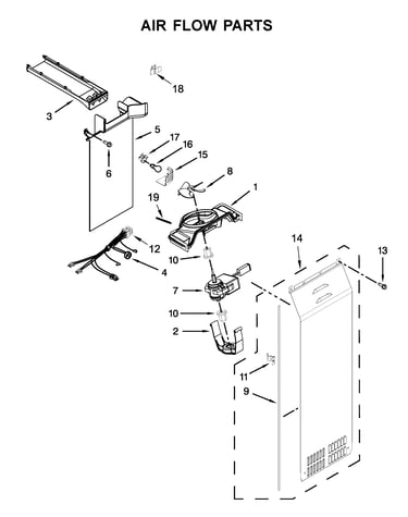 Air flow parts