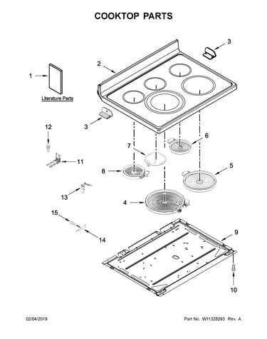 Cooktop parts