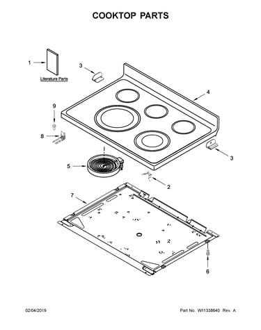 Cooktop parts