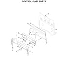 Whirlpool YWFE775H0HW1 control panel parts diagram
