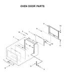 Oven door parts