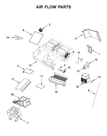 Air flow parts