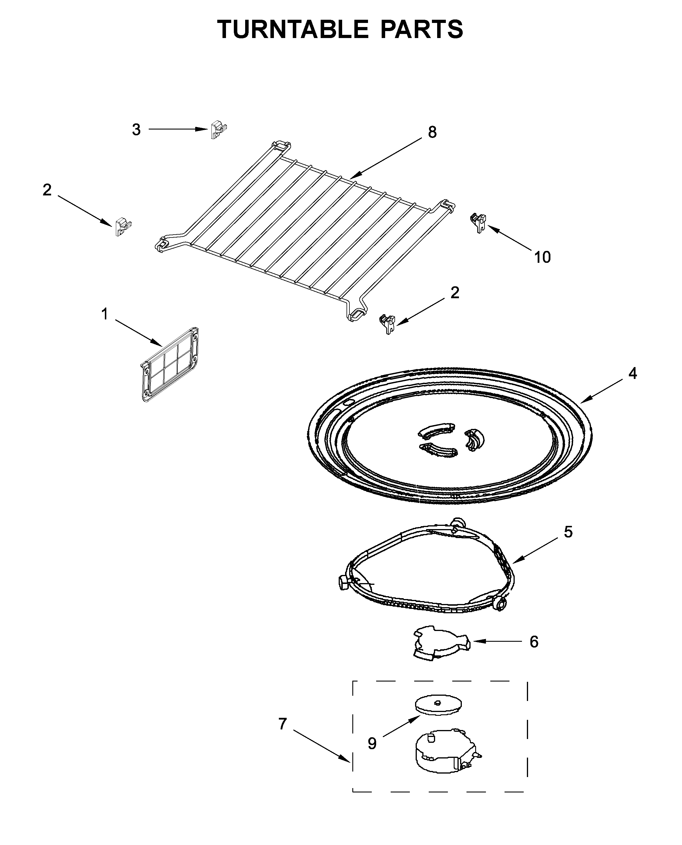 TURNTABLE PARTS