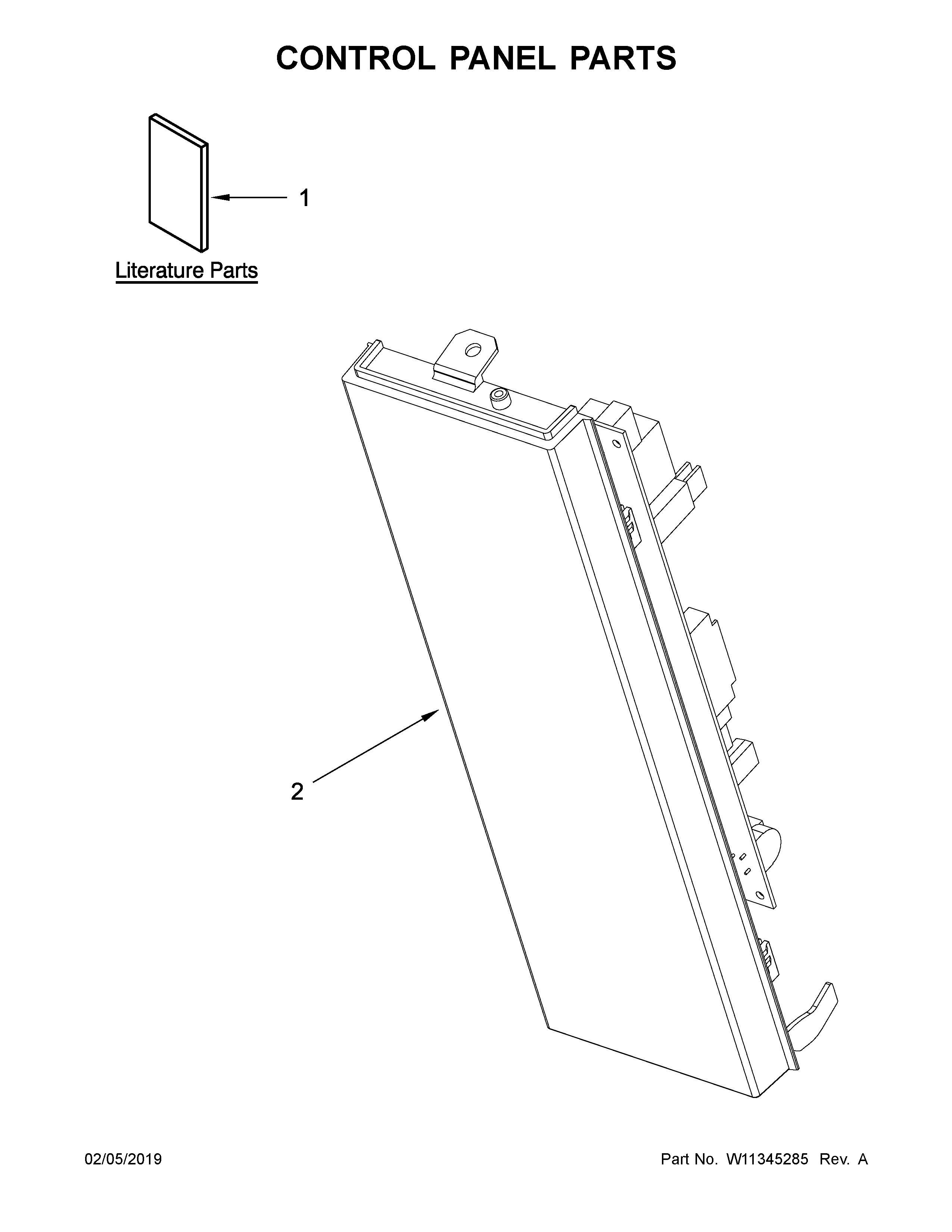 CONTROL PANEL PARTS