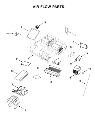 Air flow parts