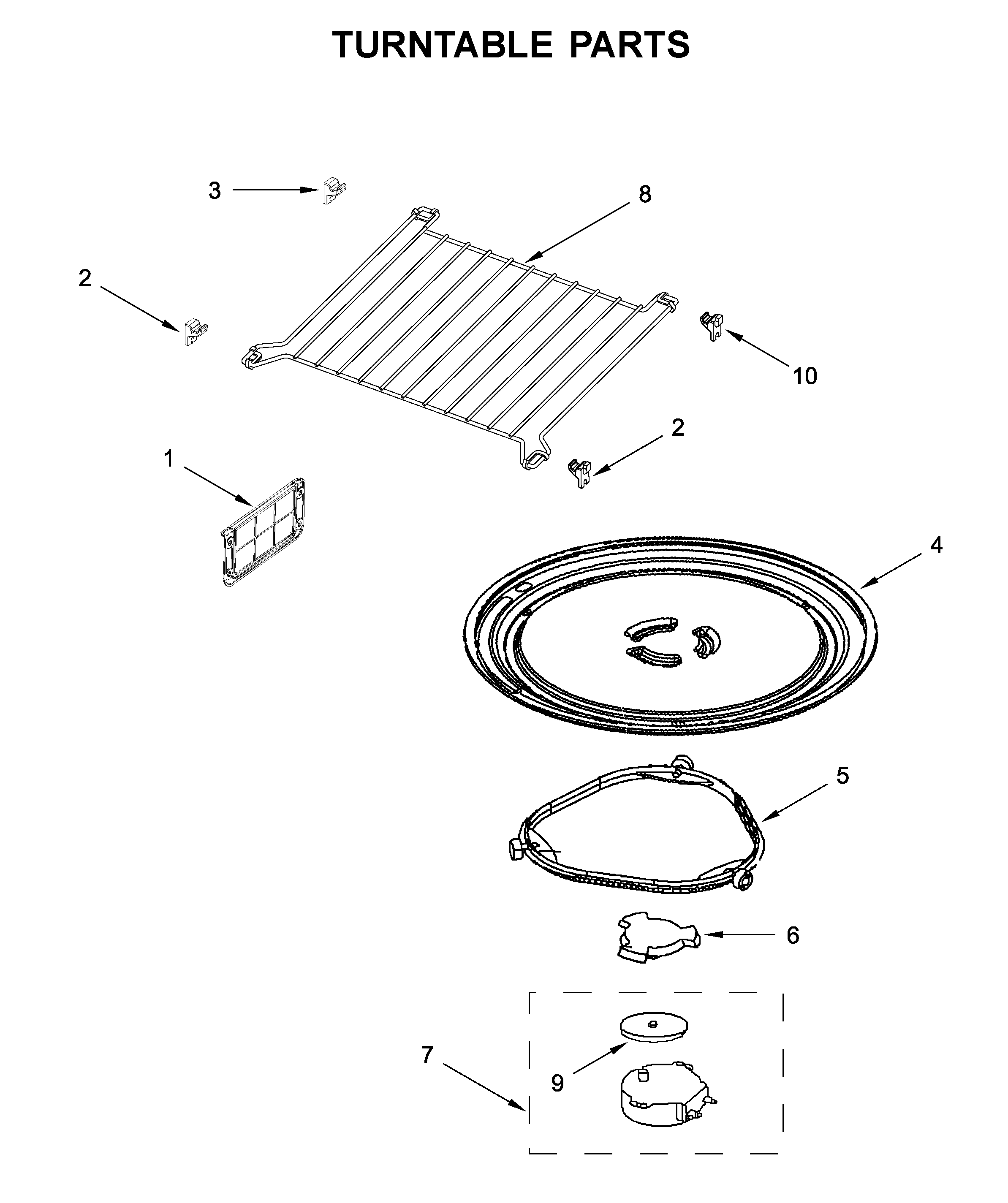 TURNTABLE PARTS