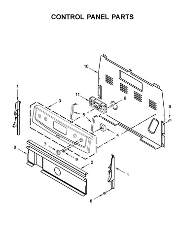 Control panel parts