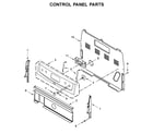 Amana YAER6603SFS2 control panel parts diagram