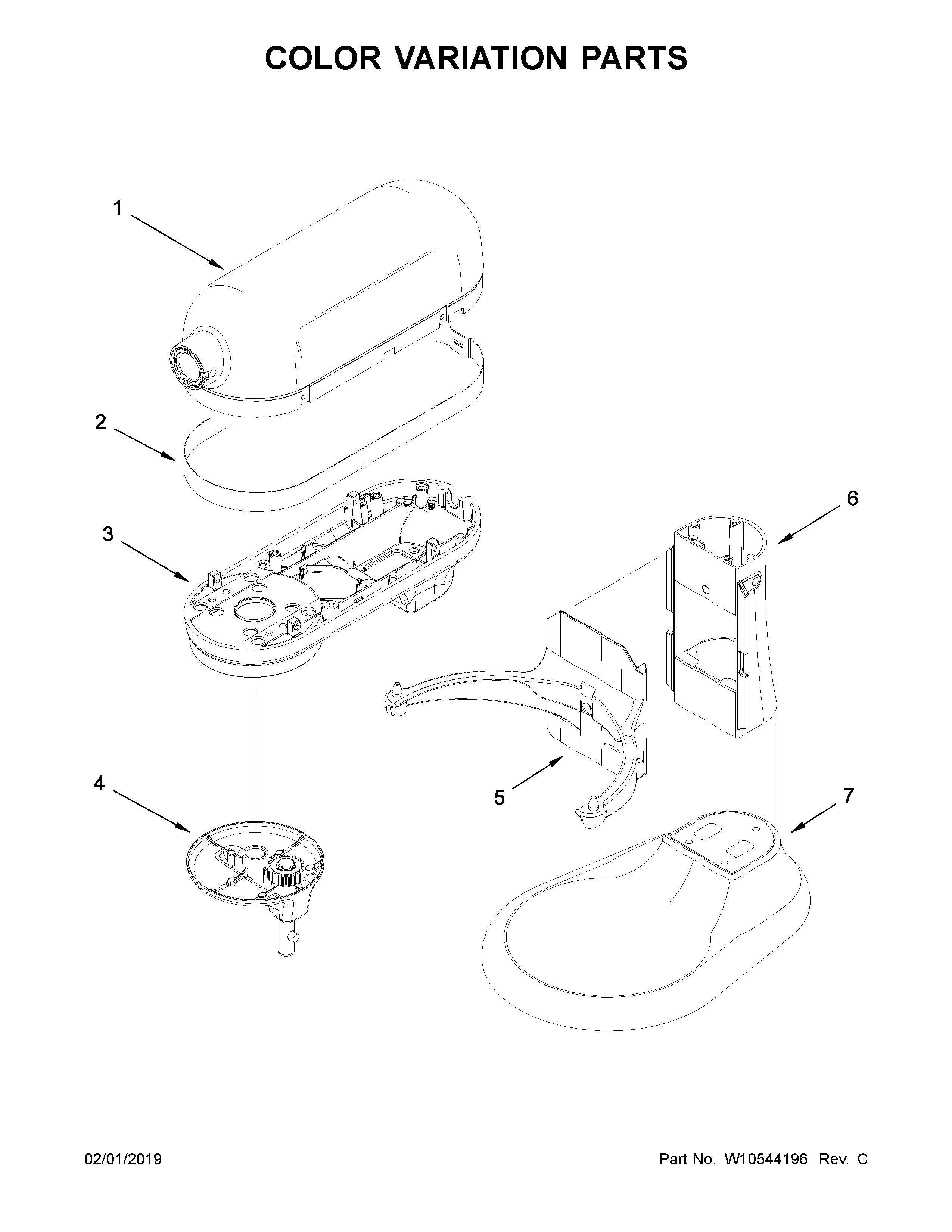 COLOR VARIATION PARTS