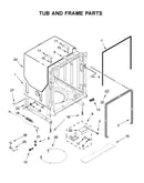 Tub and frame parts