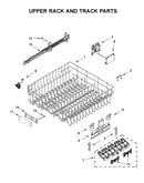 Upper rack and track parts