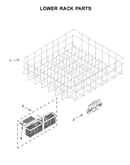 Lower rack parts