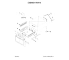 Whirlpool WFP2715HW0 cabinet parts diagram