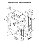 Cabinet, door and liner parts