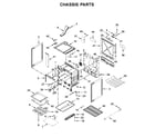 Whirlpool YWEE750H0HB1 chassis parts diagram