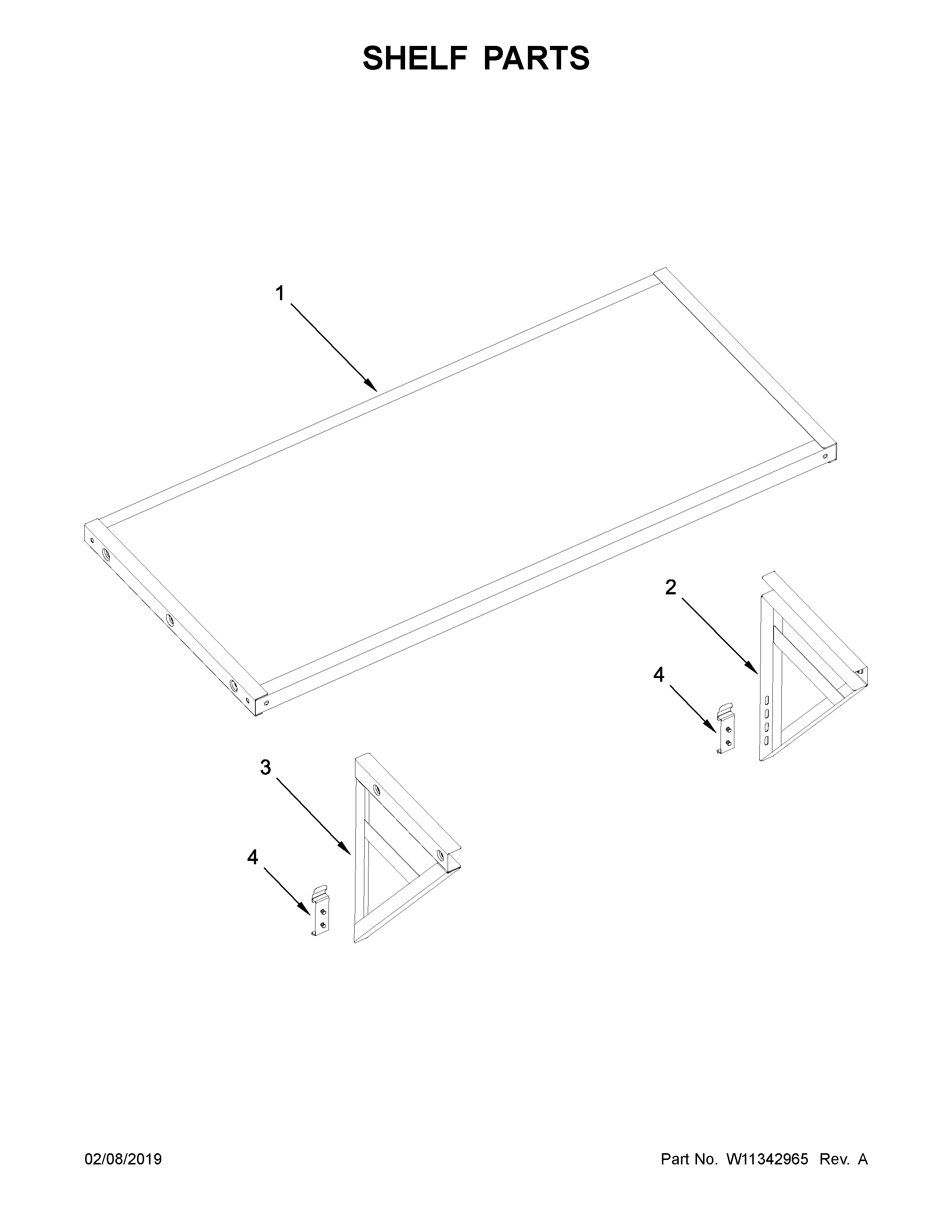 Shelf parts