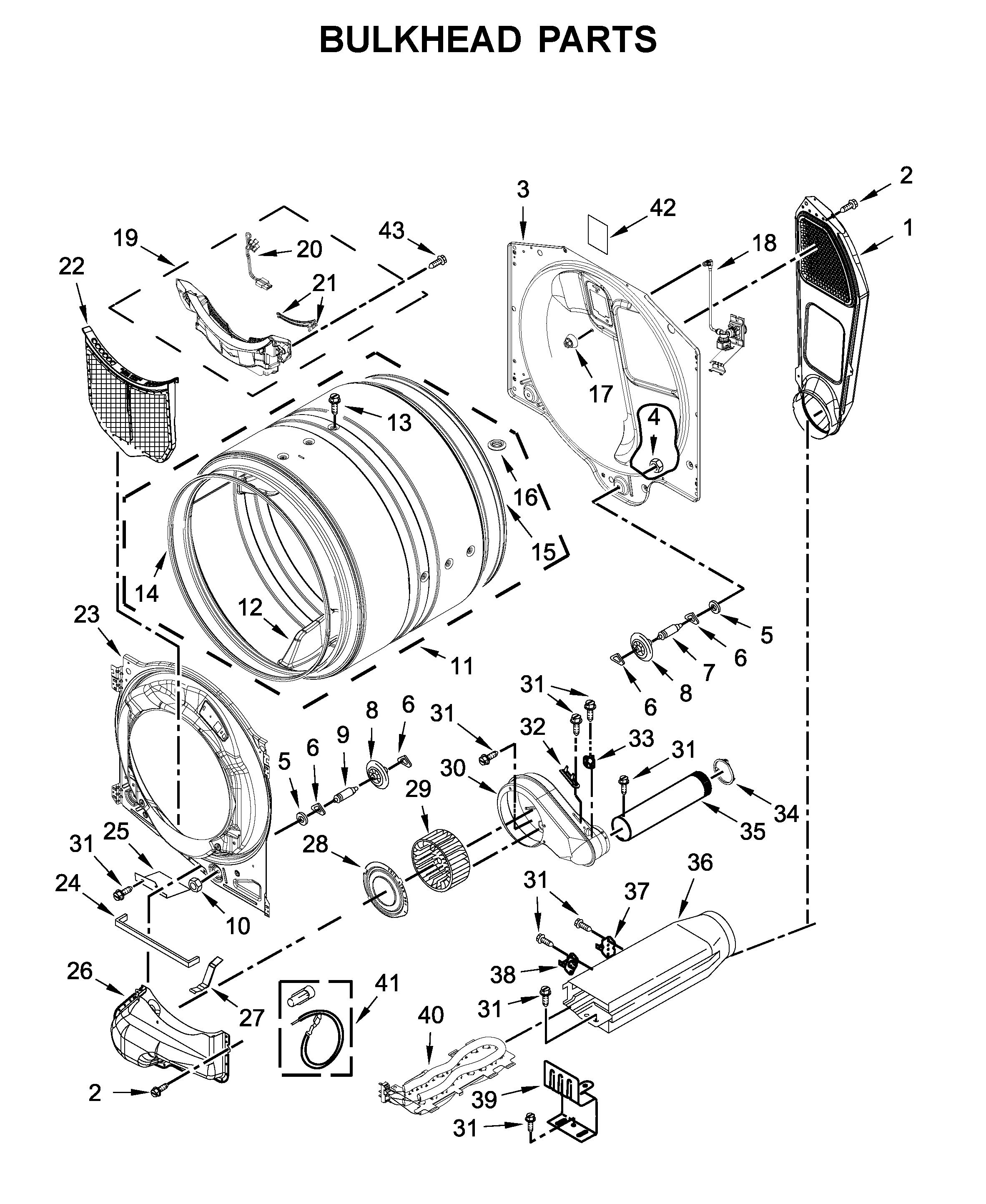 Bulkhead parts