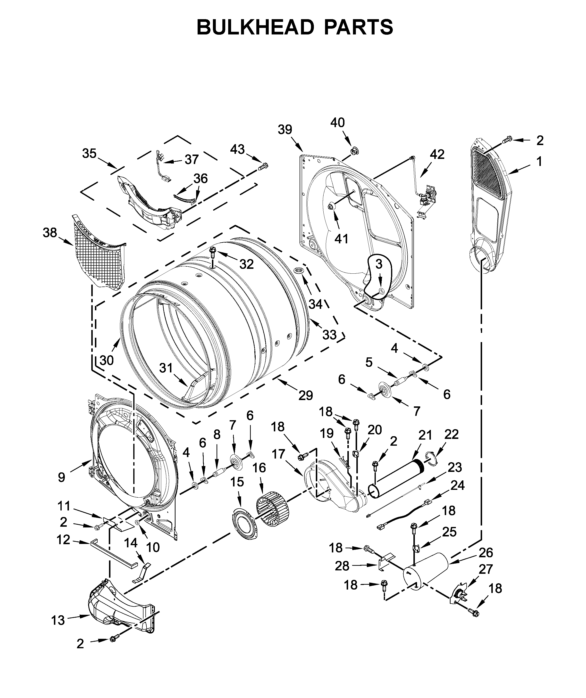 Bulkhead parts