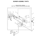 Maytag MGD6630HC0 burner assembly parts diagram