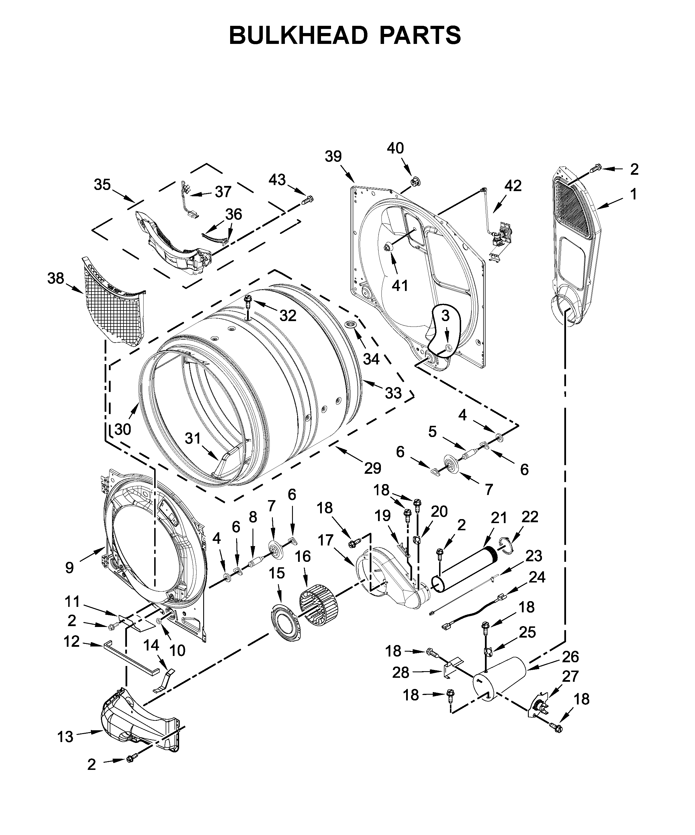 Bulkhead parts
