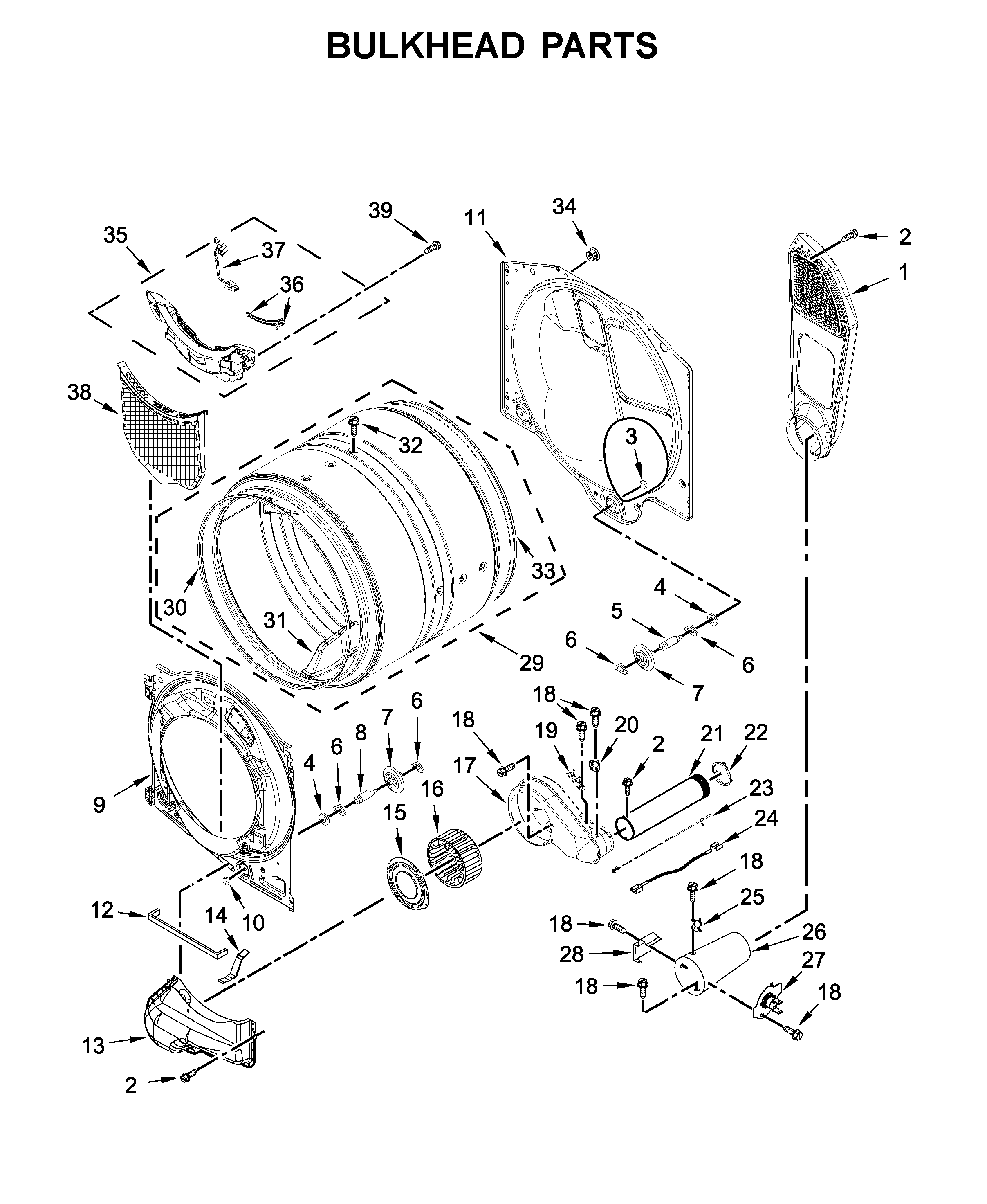 Bulkhead parts