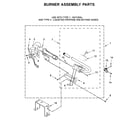 Maytag MGD5630HW0 burner assembly parts diagram