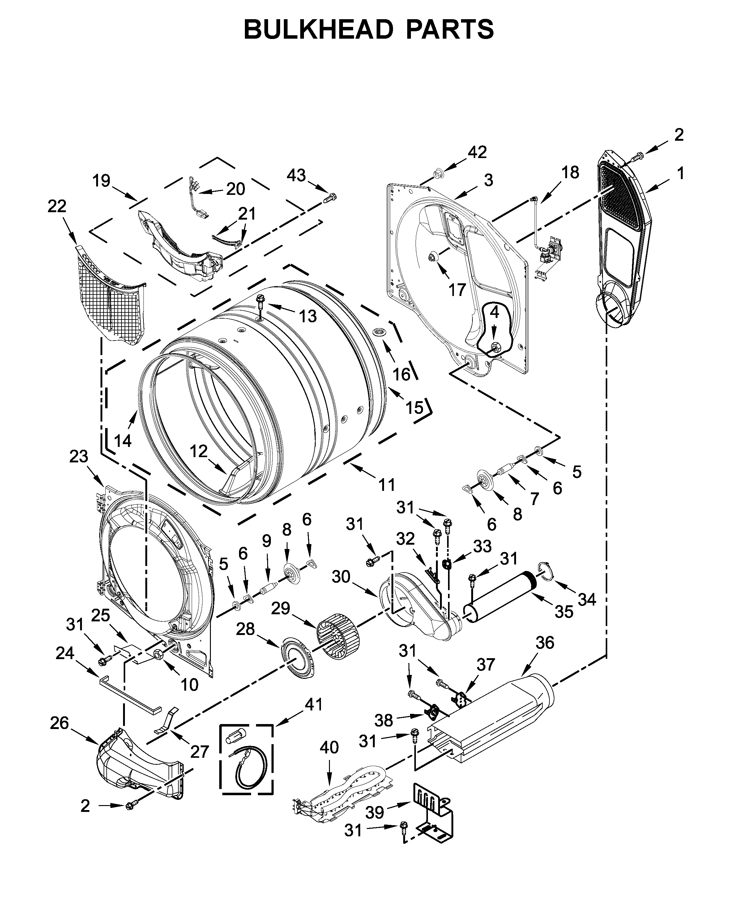 Bulkhead parts