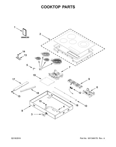 Cooktop parts