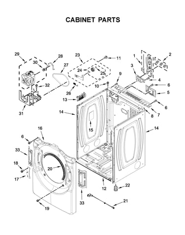 Cabinet parts