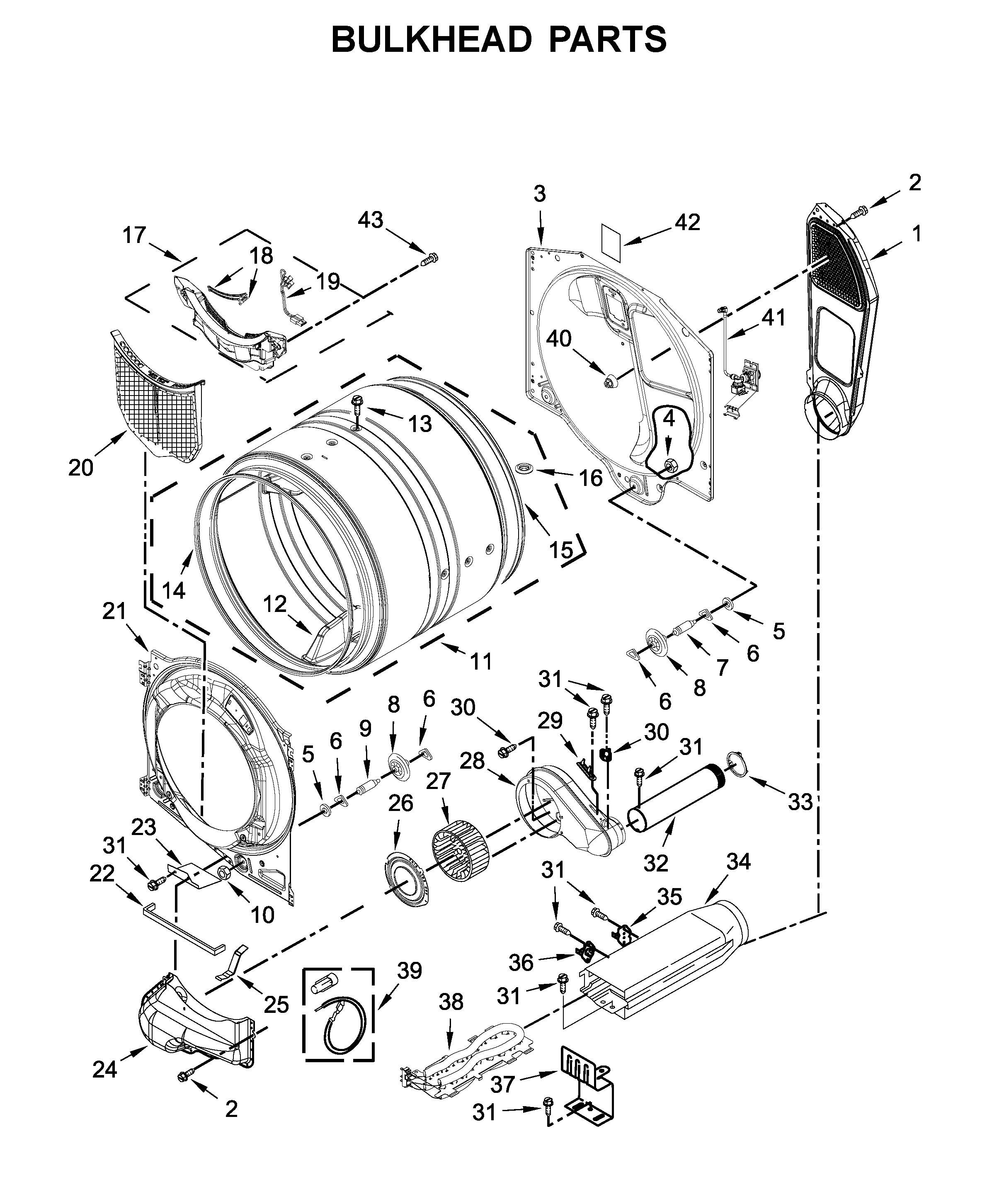 Bulkhead parts