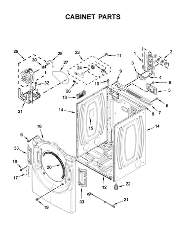 Cabinet parts