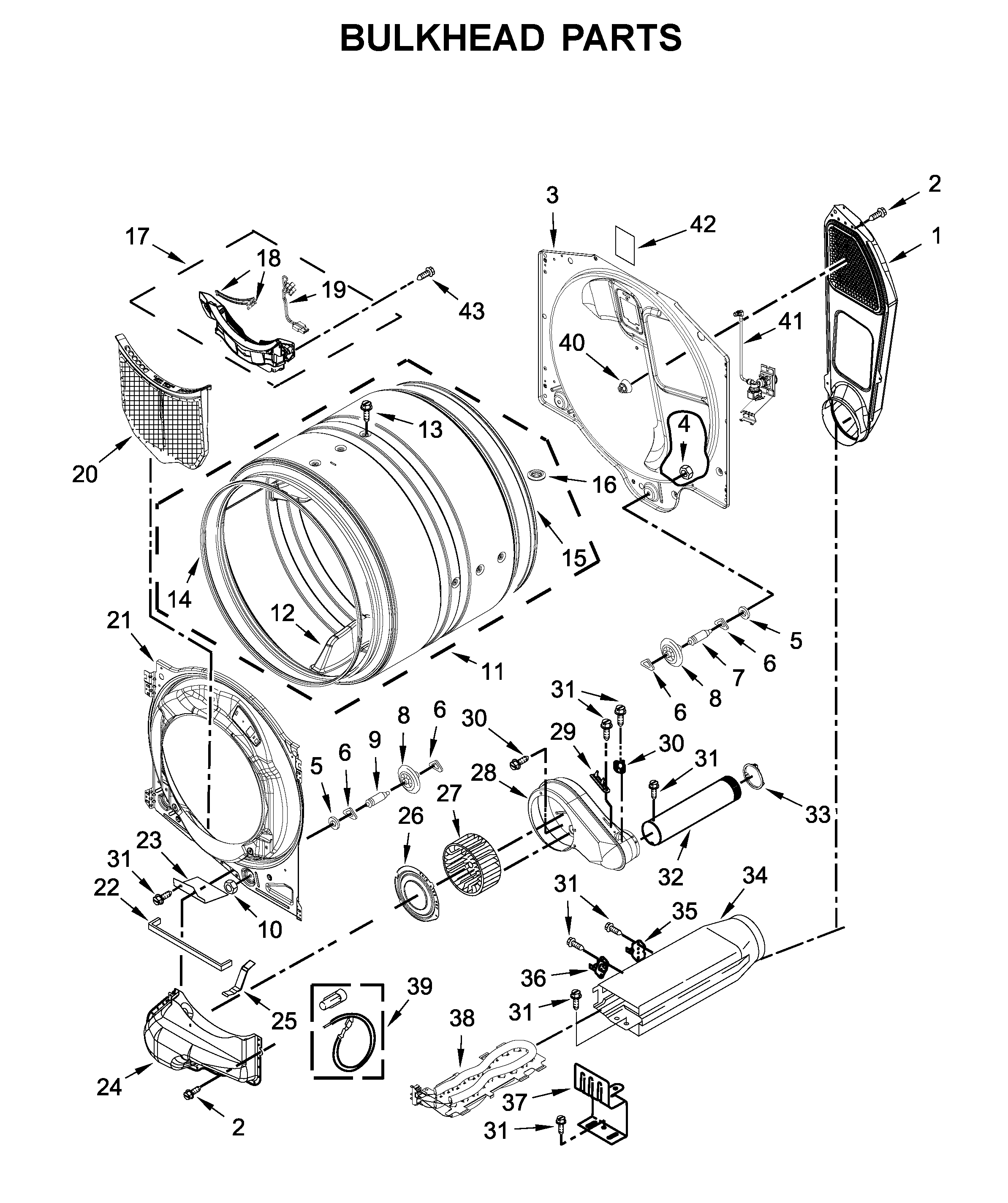 Bulkhead parts