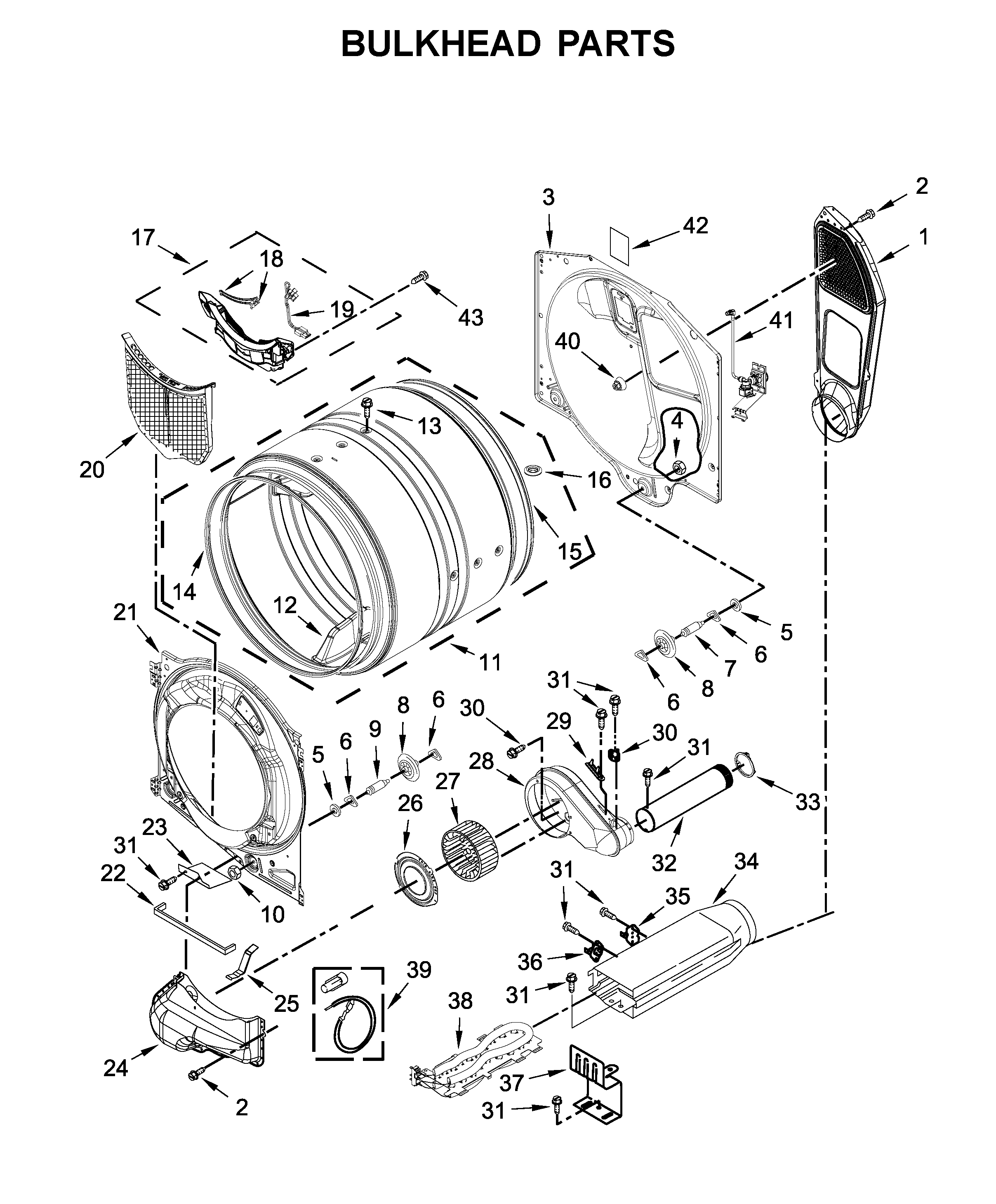 Bulkhead parts