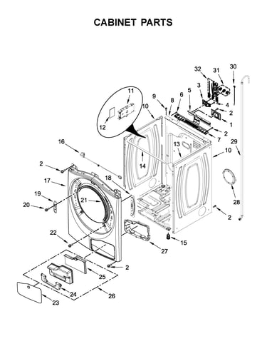 Cabinet parts