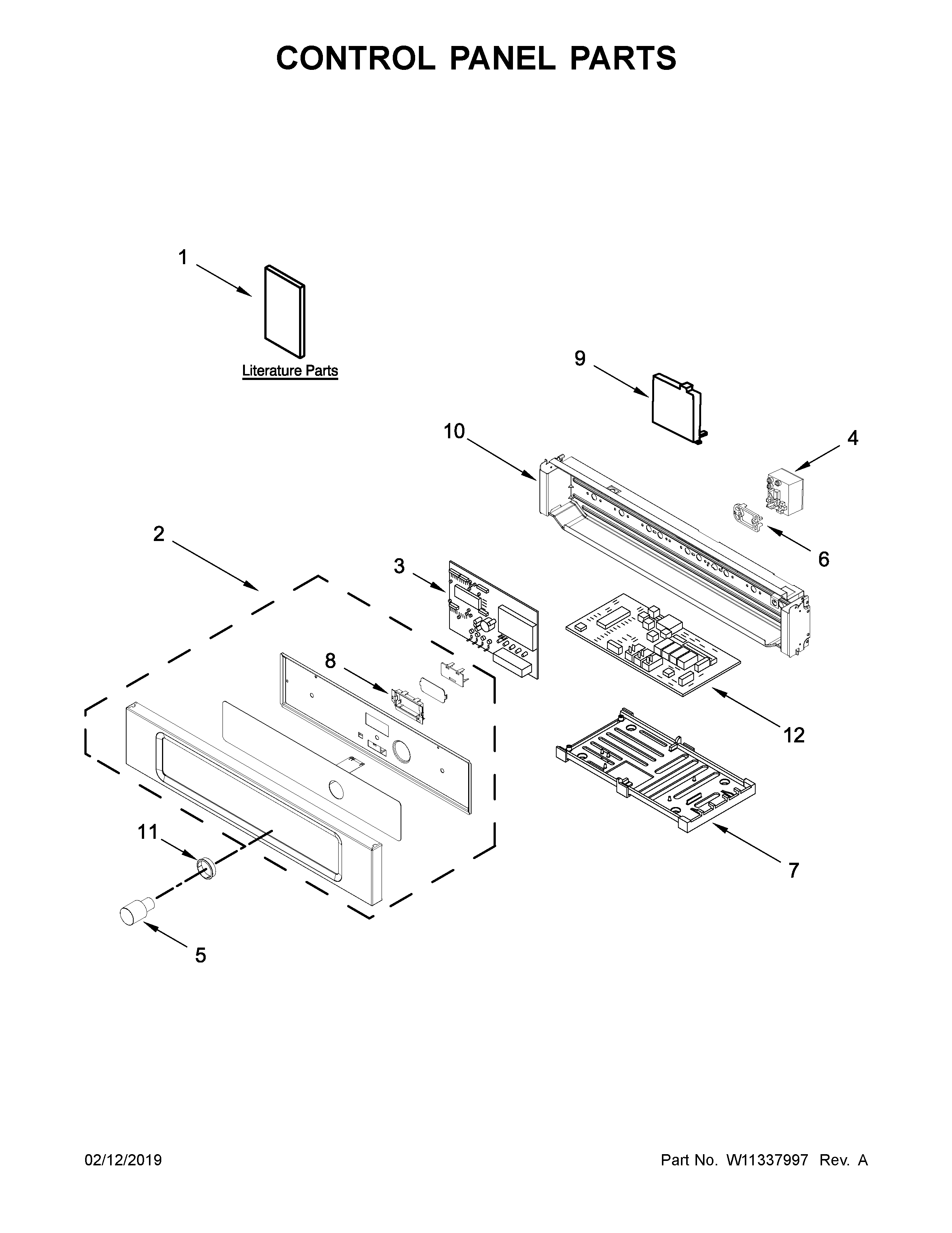 CONTROL PANEL PARTS