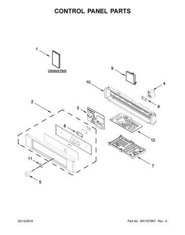 Control panel parts