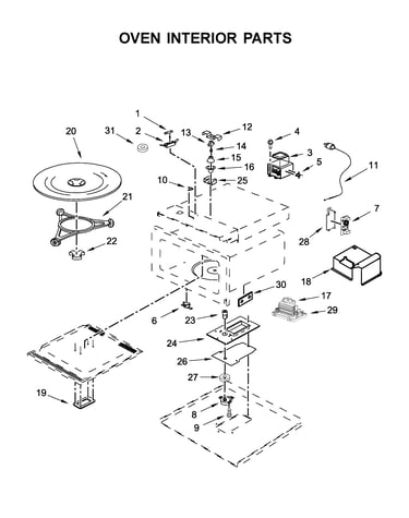 Oven interior parts
