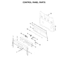 Whirlpool YWFE975H0HZ1 control panel parts diagram