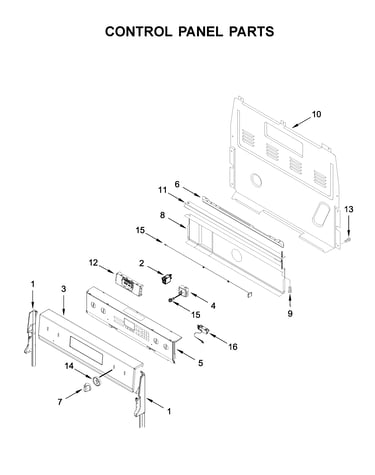 Control panel parts