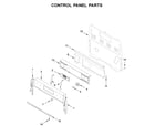 Whirlpool YWFE550S0HZ1 control panel parts diagram