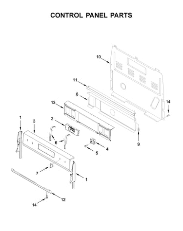 Control panel parts