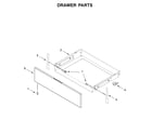 Whirlpool YWFE550S0HZ1 drawer parts diagram