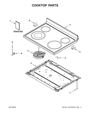 Cooktop parts