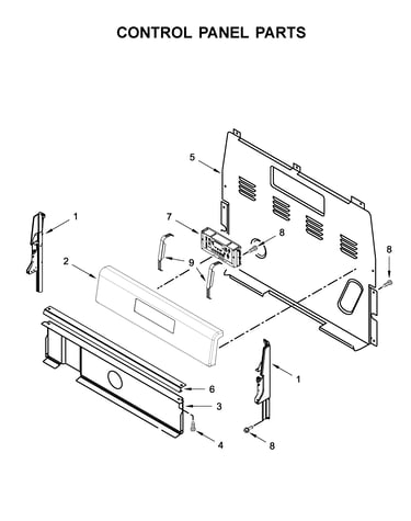 Control panel parts