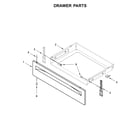 Whirlpool YWEE510S0FB2 drawer parts diagram