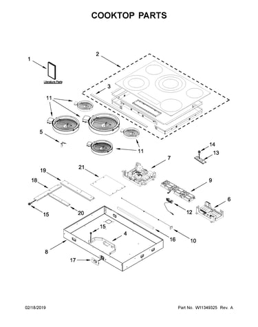 Cooktop parts