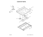 Maytag YMER6600FW2 cooktop parts diagram