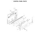 Maytag YMER6600FW2 control panel parts diagram