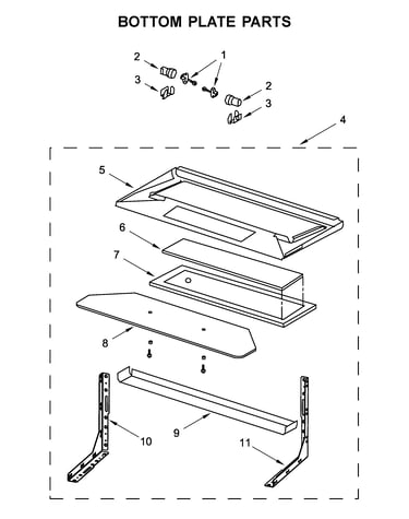 Bottom plate parts